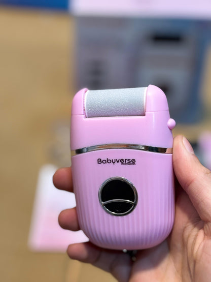 Babyverse Foot File RS-100 | Rechargeable Foot Grinder for Smooth & Soft Feet