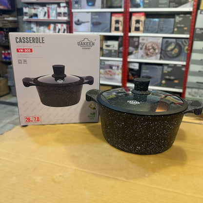 Uakeen Germany Induction Die-Cast Granite Casserole 28cm VK-303