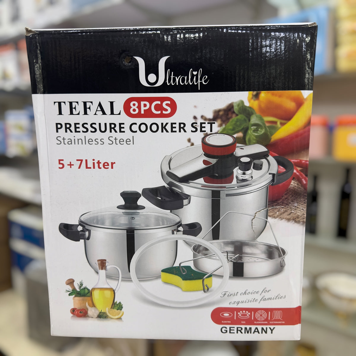 Tefal 8pcs pressure cooker price in Pakistan