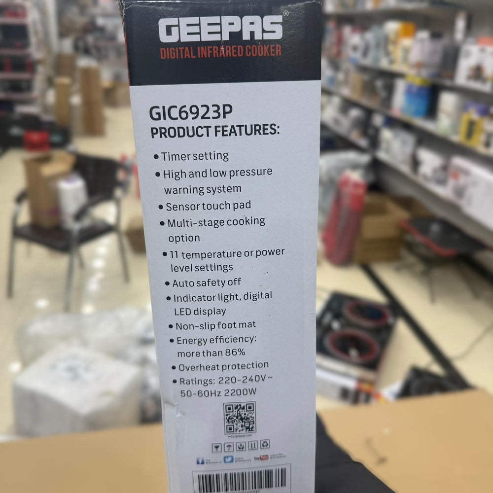 Geepas Digital Infrared Universal Hot Plate 6923