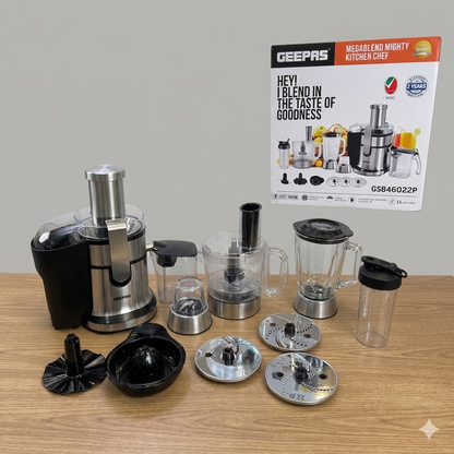 Geepas Megablend Mighty Kitchen Chef Food Factory GBS 46022 P