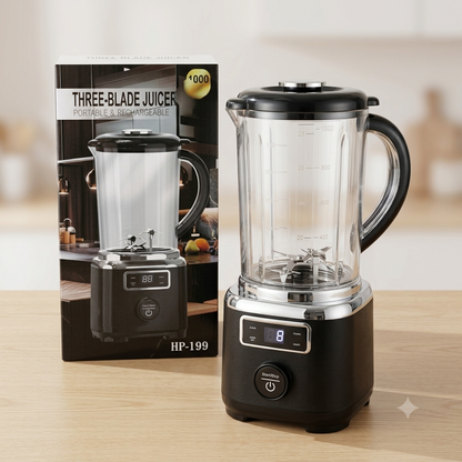 Three-Blade Juicer HP-199 Portable Rechargeable