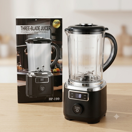 Three-Blade Juicer HP-199 Portable Rechargeable