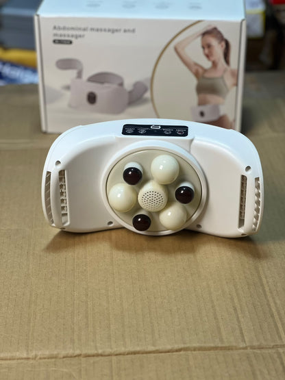 Abdominal Massager Belt ML-116A/B - Heat Therapy Rechargeable Waist & Belly Massager