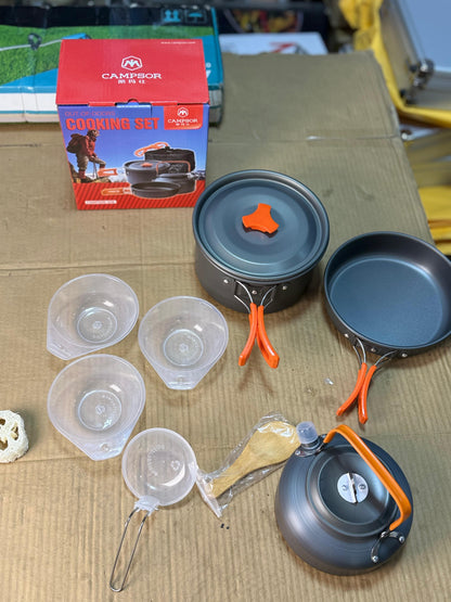 Cooking set for out door