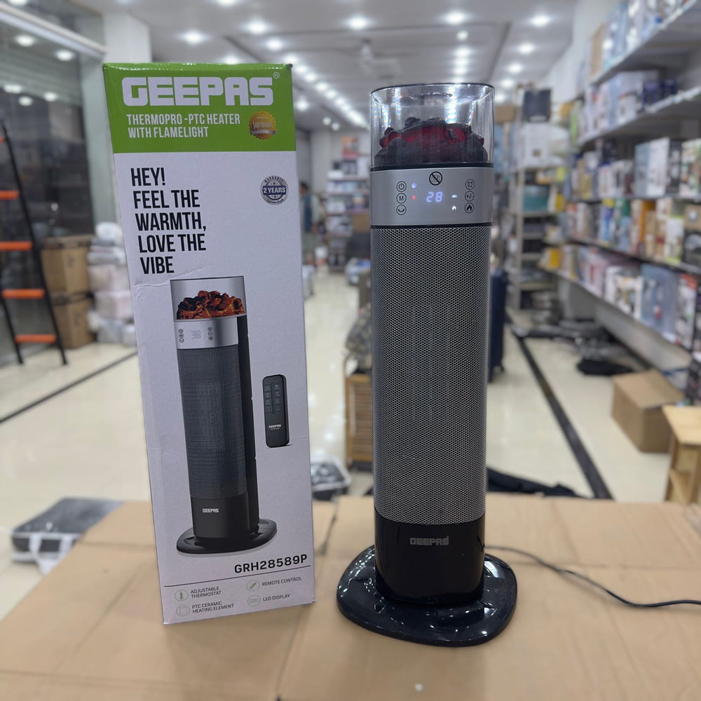 Geepas 3D Scenery Tower Ceramic Heater Grh28589P