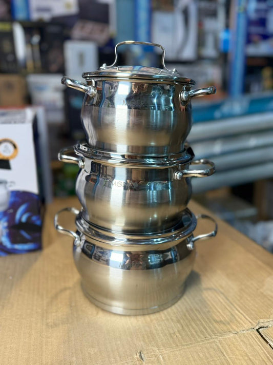 MGFR Swiss quality control Stanislaus steel 18-10 .6pcs