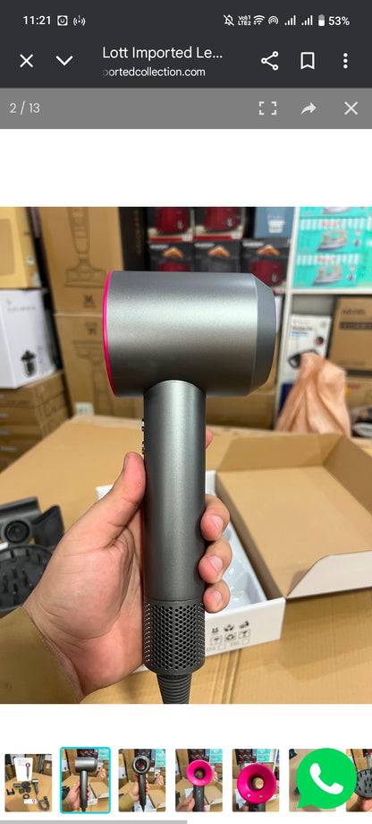 Lott Imported Leafless Hair Dryer Set 1600W