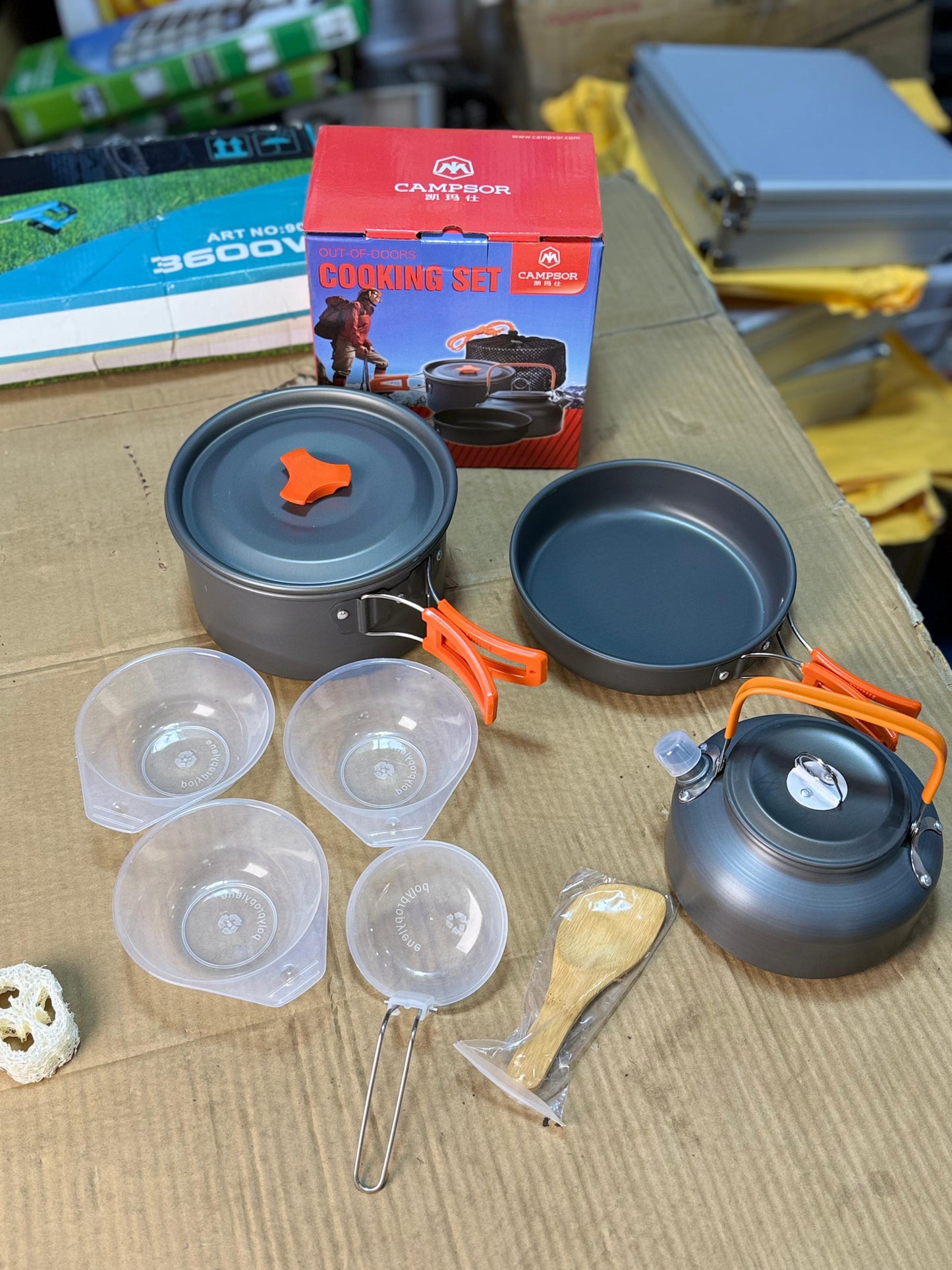 Cooking set for out door