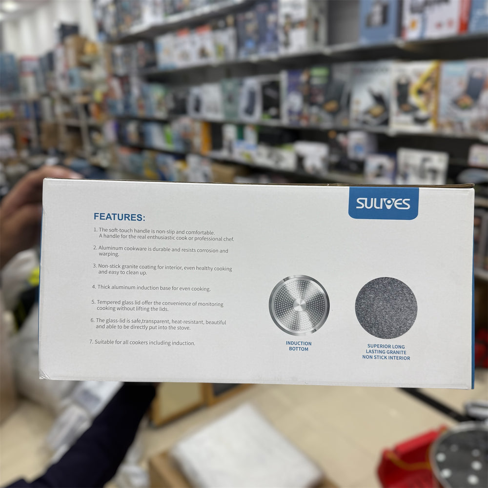 Amazon Sulives 8pcs Aluminium Non Stick Cookware Set