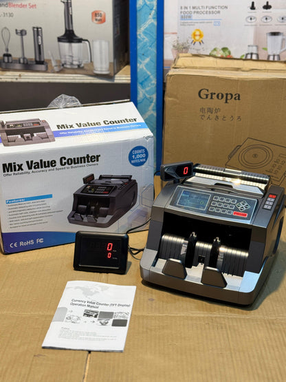Mix Value Money Counter Machine AL-6300 | Fast & Accurate Currency Counting