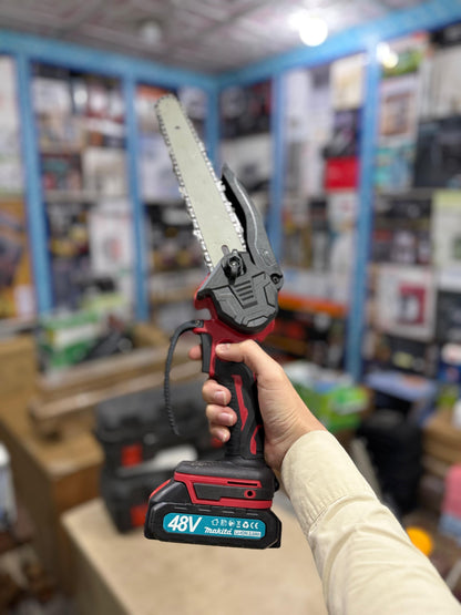 Rechargeable chainsaw 48v 2 buttery
