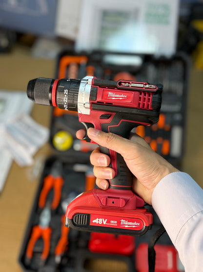 Milwaukee 48v 117 pieces drill set