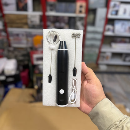 Speed USB Adjustable Milk Frother – Rechargeable Handheld Coffee Frother with Adjustable Speed