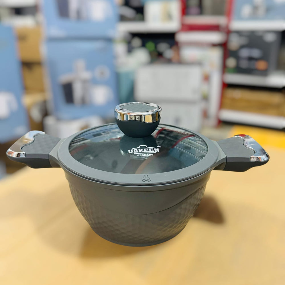 Uakeen Germany Induction Die-Cast Granite Cookware Set 10pcs VK-1408