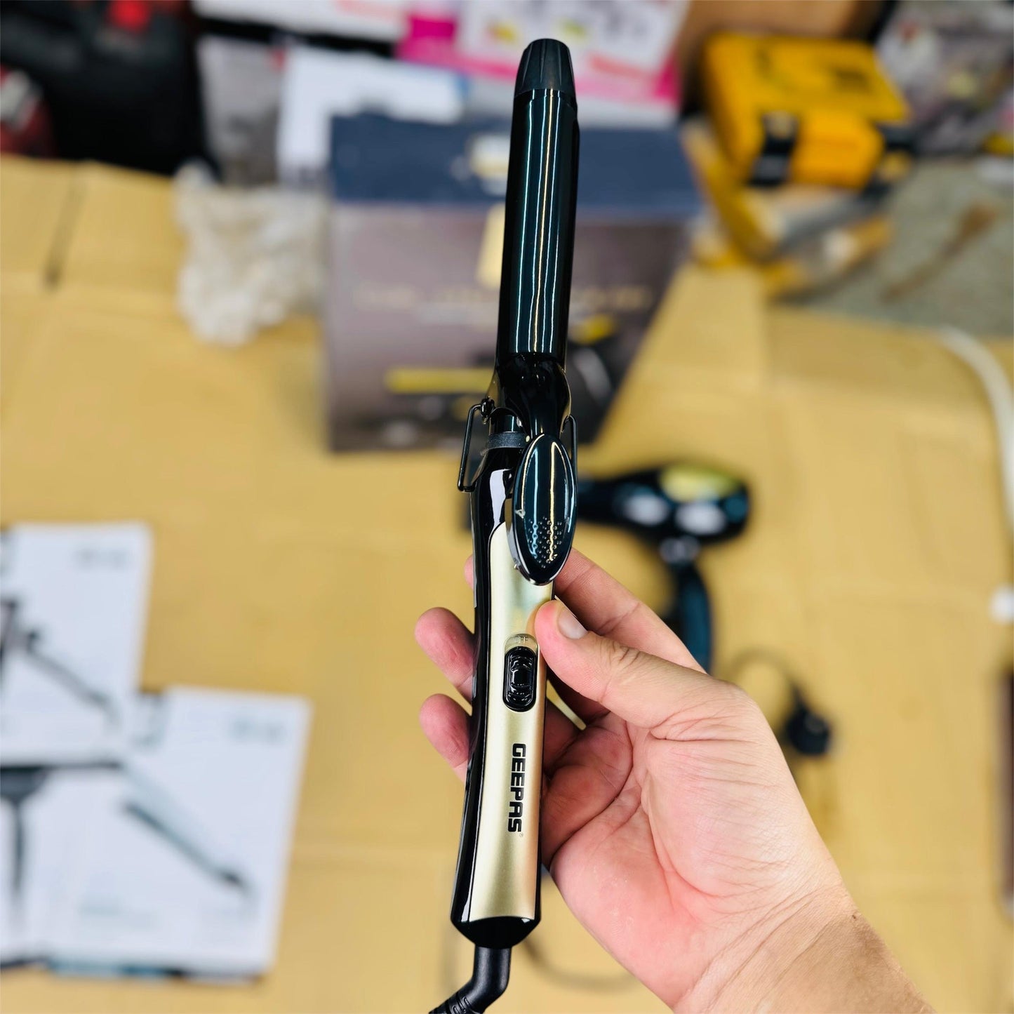 3-in-1 Hair Dryer Curler & Straightener Combo Set Styling Kit 86055