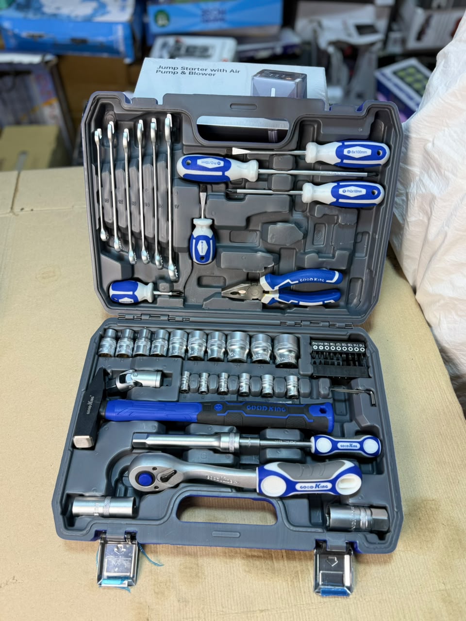GOOD KING 61 PCS Socket Wrench Auto Repair Tool Set
