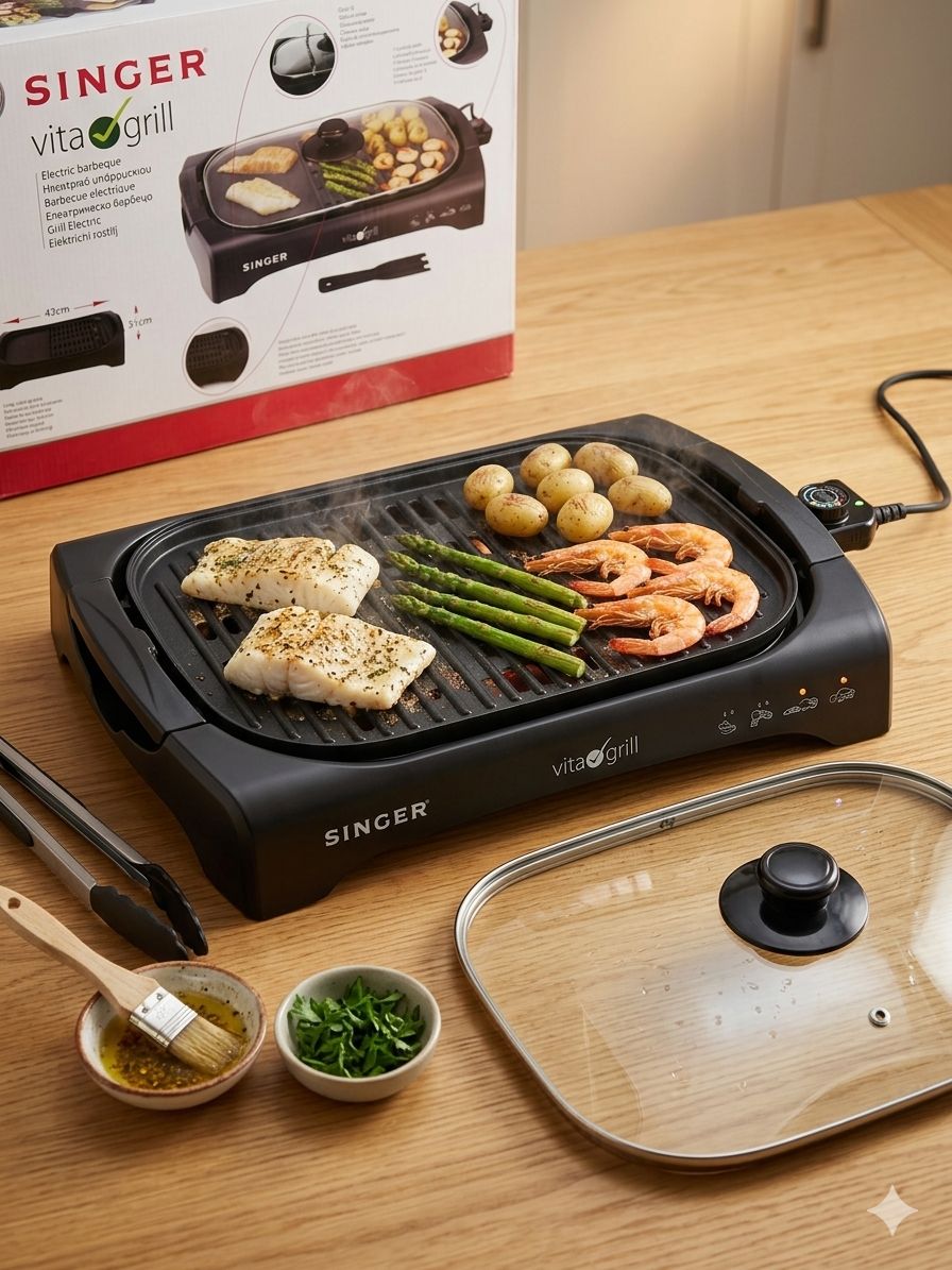 Electric grill maker Large size