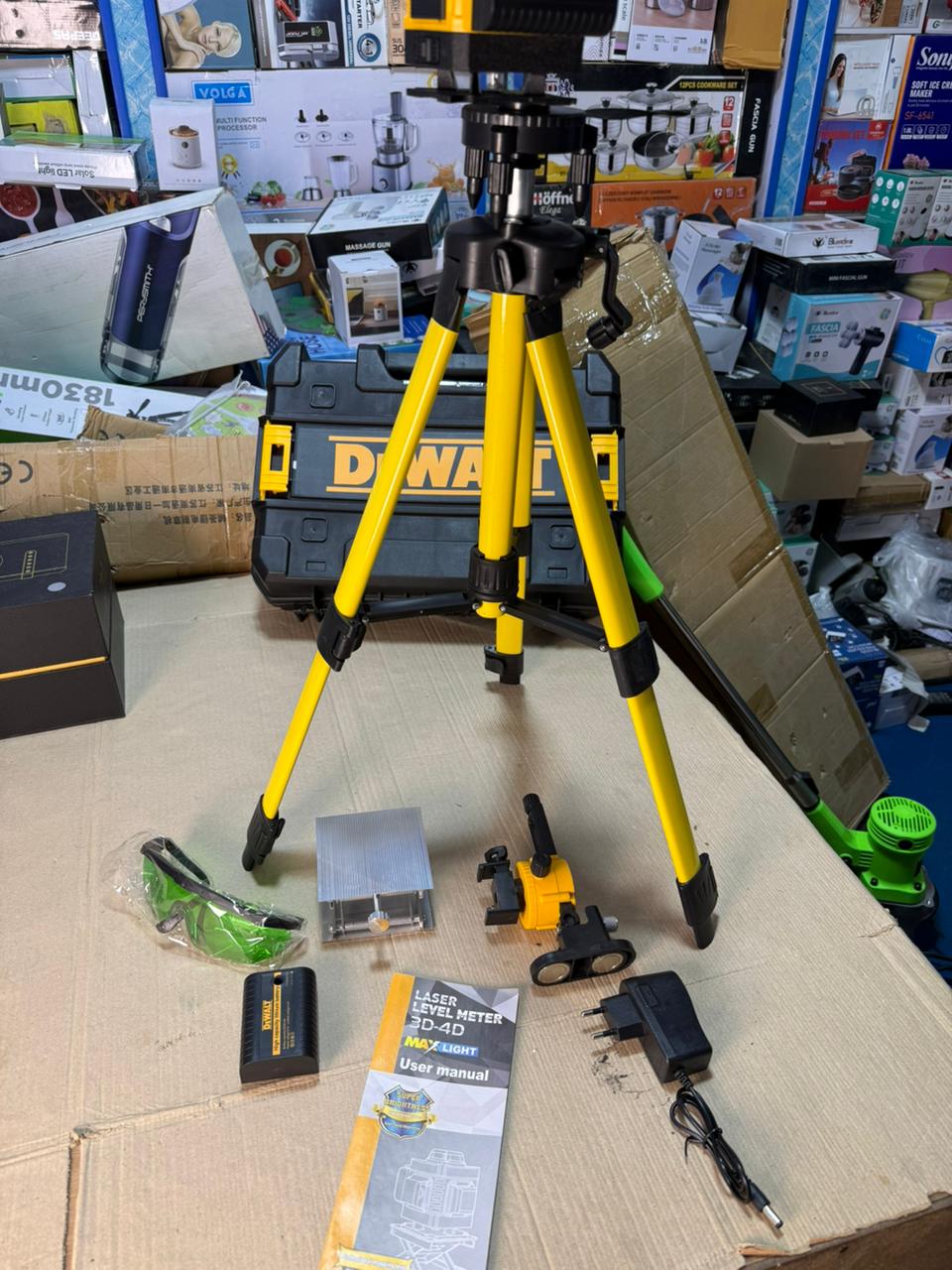 DEWALT Laser Level Meter 3D-4D with Tripod Stand