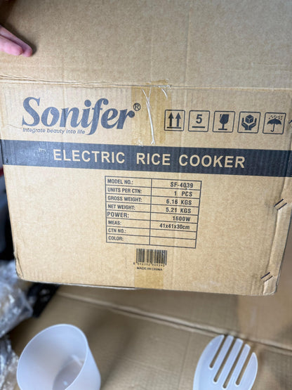 Sonifer Electric Rice Cooker SF-4039 10L