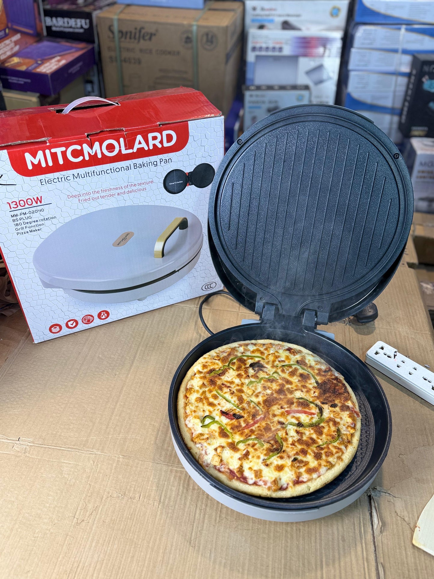 Mitcmolard Electric multiple functions backing pan 33CM