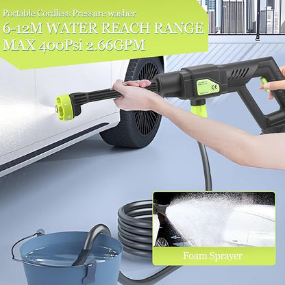 MDHL 48V Rechargeable Pressure Washer Gun – Portable Cleaning Machine