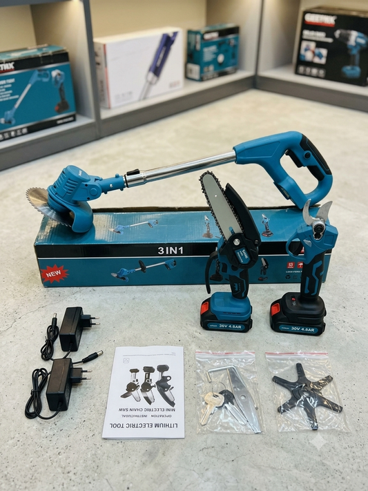3 in 1 Cordless Lithium Electric Tool Set