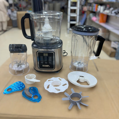 BOMA BM-765 Electric Blender - 9-in-1, 1000W, Touchscreen, Multi-Function Food Mixer