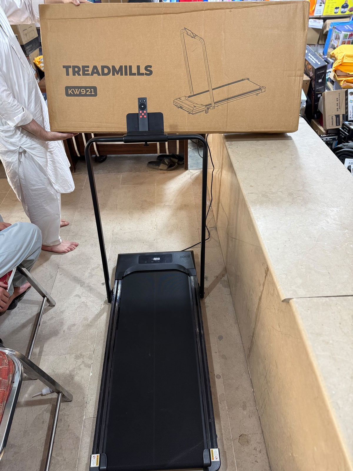 Foldable Treadmill - Single Walking Treadmill or 2-in-1 with Vibration Plate (KW921 / KW916)