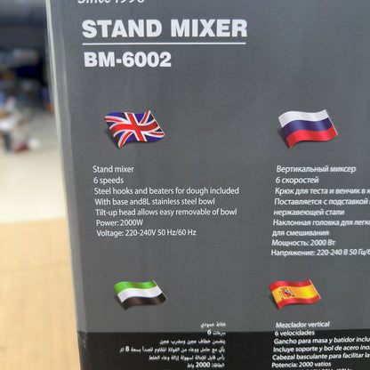 BOMA Stand Mixer BM-6002 2000W 3 in 1