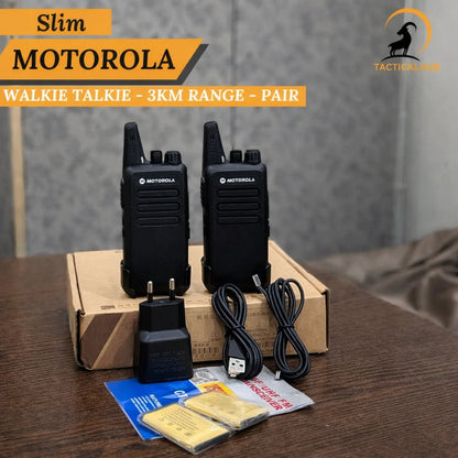 Motorola UHF FM Transceiver Walkie Talkie Pair