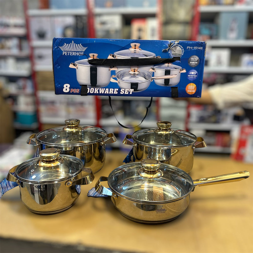 Peterhof 8pcs Stainless Steel Cookware Set PH-15148