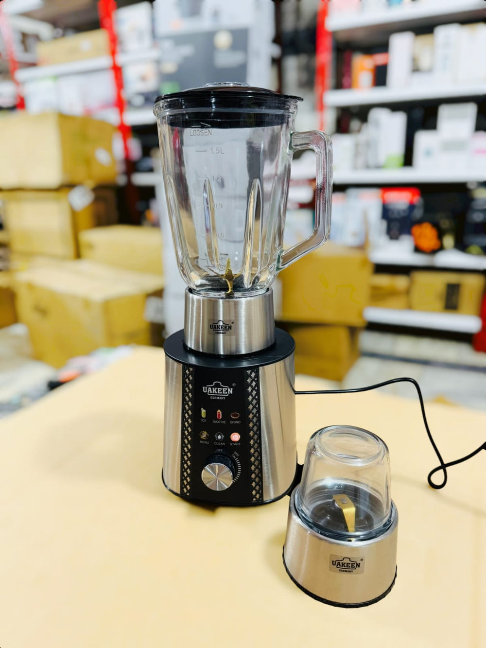 Uakeen Titanium Digital Blender & Grinder ZL-1308