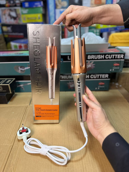 SHEGLAM HAIR It-Curl One-Touch Instant Automatic Hair Curler - 25mm Rotating Curling Iron