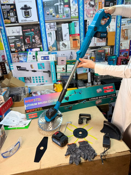 WERSTIL Lithium Brush Cutter Price in Pakistan | Cordless Grass & Weed Trimmer
