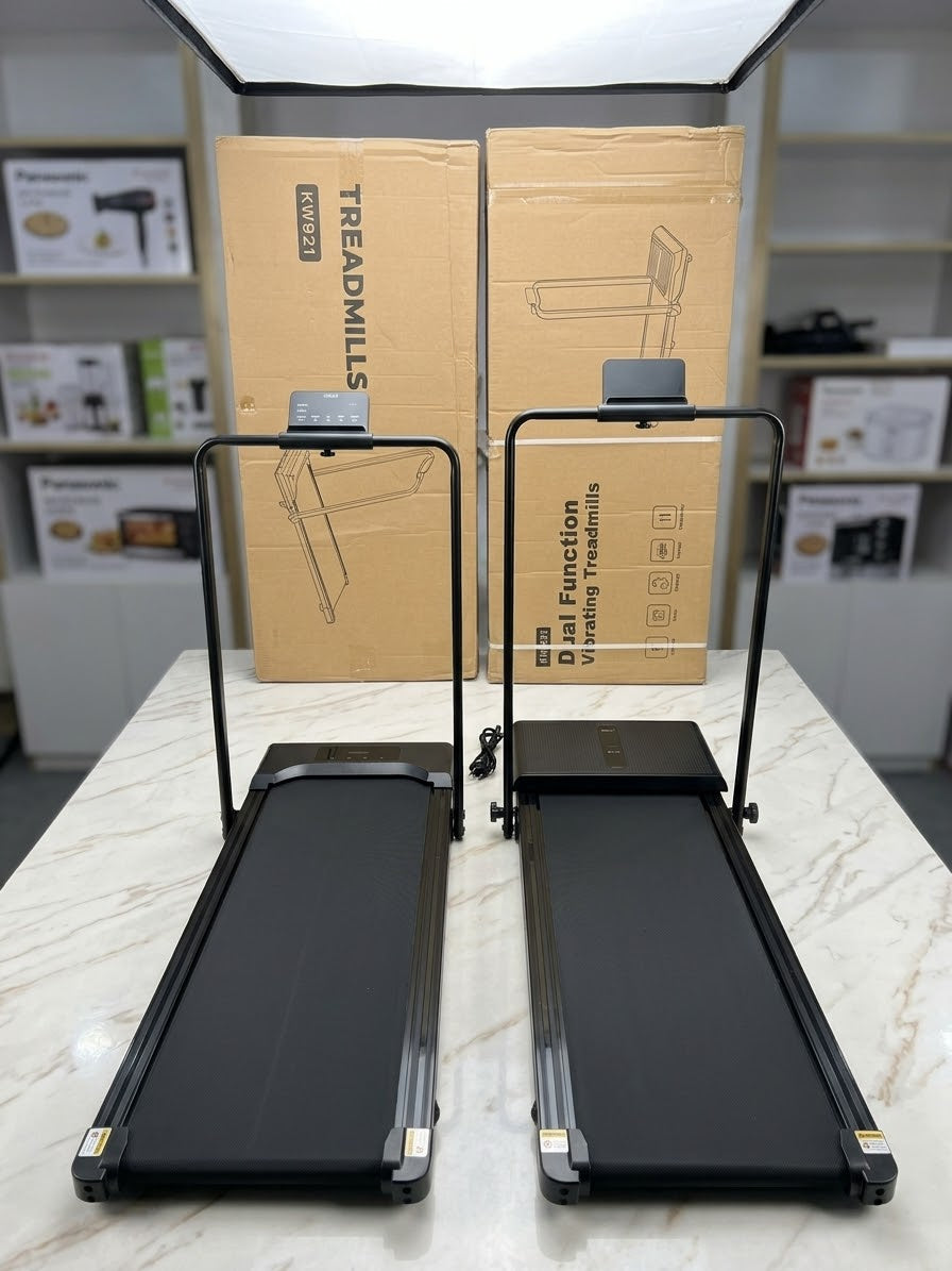 Foldable Treadmill - Single Walking Treadmill or 2-in-1 with Vibration Plate (KW921 / KW916)