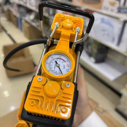Heavy Duty 12V Dual-Cylinder Car Air Compressor with Tyre Repair Kit & Carry Case