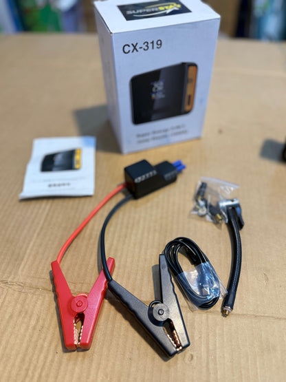 Super star Cx-319 super energy 2in1 jump starter & wireless air pump