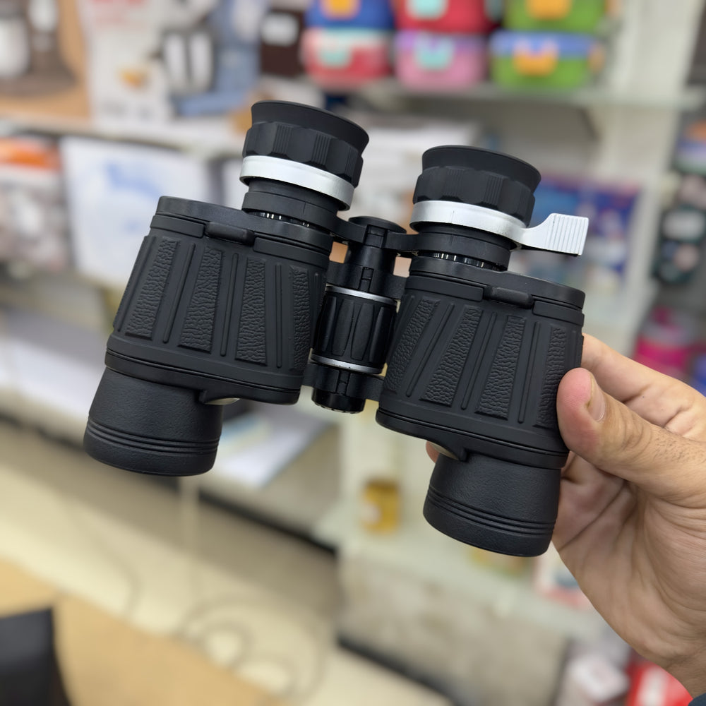 High Quality Binoculars - Black Rubber Body with Carry Pouch, Neck Strap & Cleaning Cloth