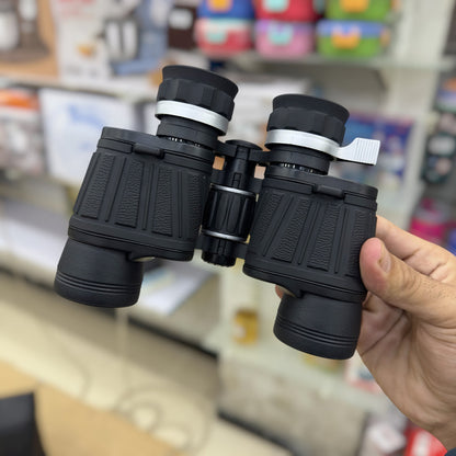 High Quality Binoculars - Black Rubber Body with Carry Pouch, Neck Strap & Cleaning Cloth
