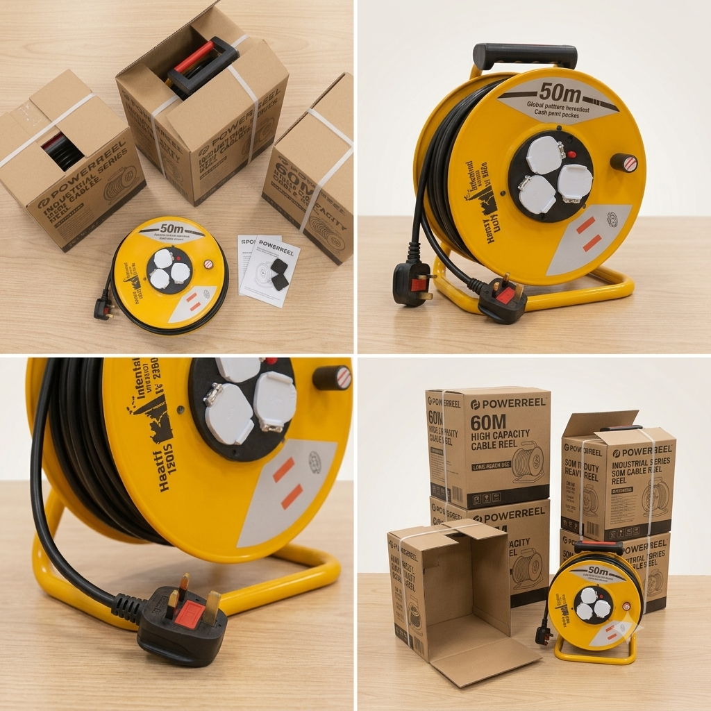 Industrial Heavy Duty Cable Extension Reel