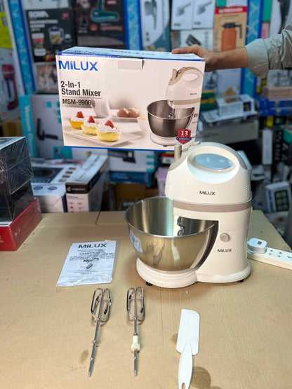 MILUX 2-in-1 Stand Mixer MSM-9906