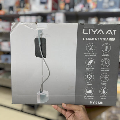 Liyaat Standing Garment Steamer MY-2128 - 1.8L Tank, Variable Steam Output, 2-Year Warranty