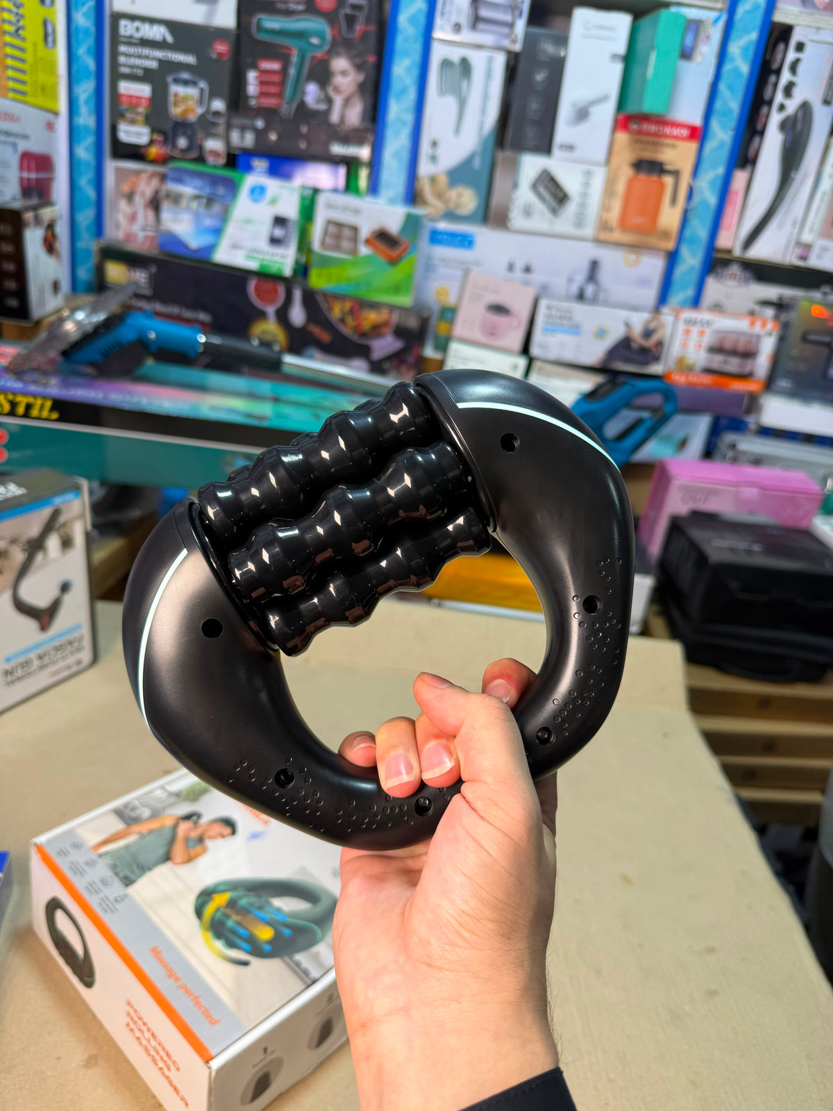 Powered Rolling Massager - USB Rechargeable Deep Tissue Roller