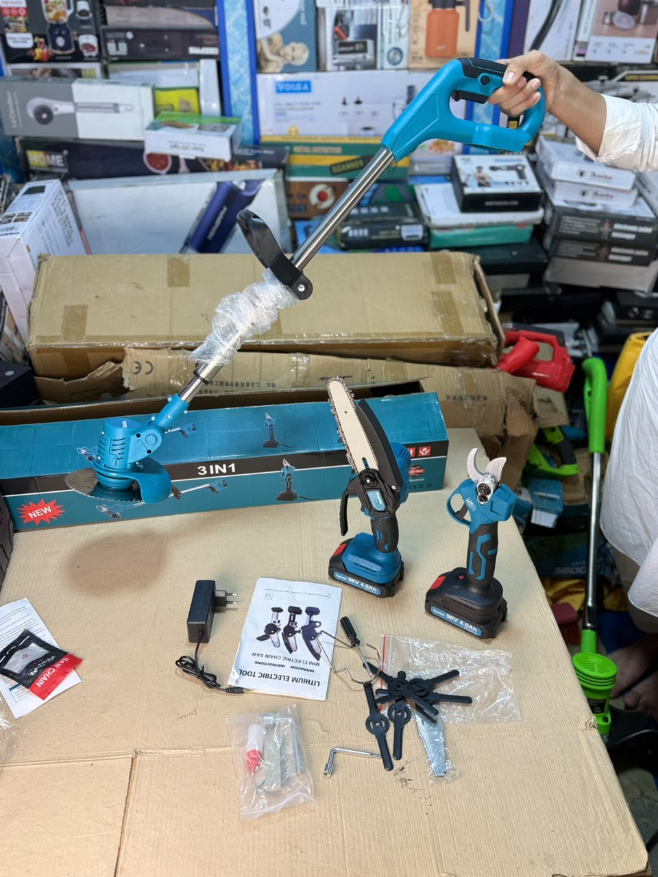 3 in 1 Cordless Lithium Electric Tool Set
