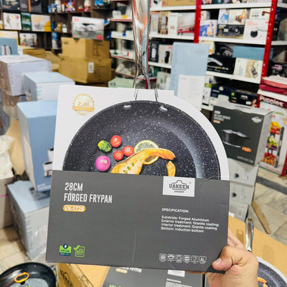 Uakeen Forged Aluminum Frypan with SS Handle