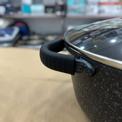 Uakeen Germany Induction Die-Cast Granite Cookware Set 11pcs VK-79