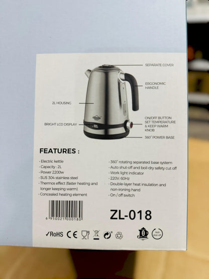 Uakeen Digital 2L Electric Kettle ZL-018