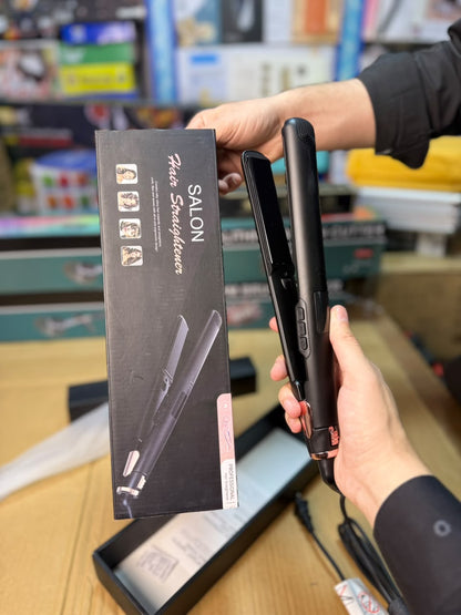 Salon Professional Hair Straightener - 4-in-1 Flat Iron for Straightening, Curls & Waves