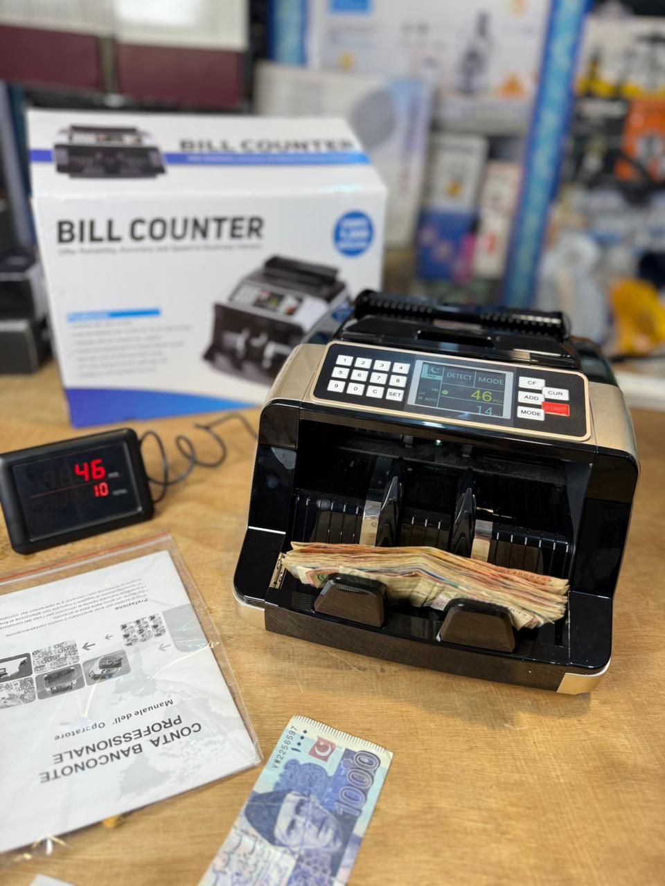 Mix value bill counter Mechine